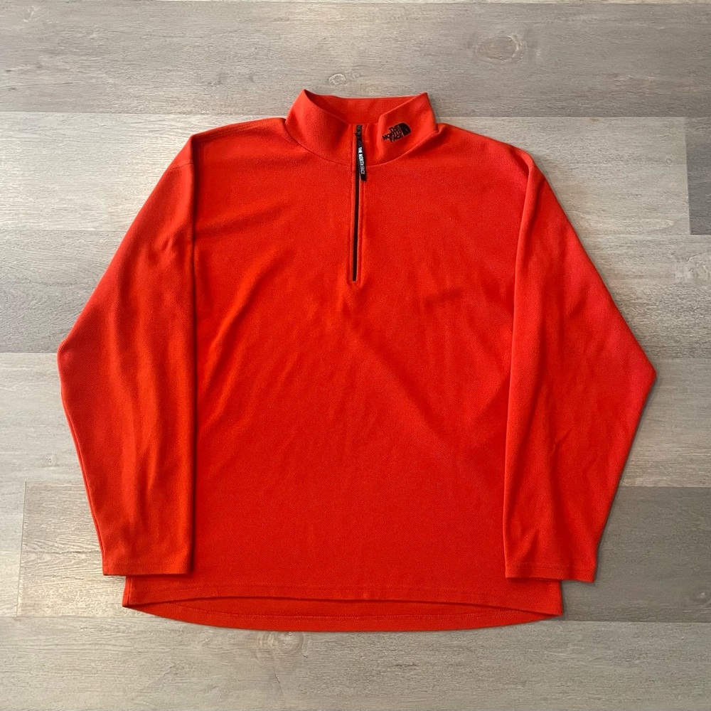 Vintage 90s North Face Half Zip Mock Neck Pullover